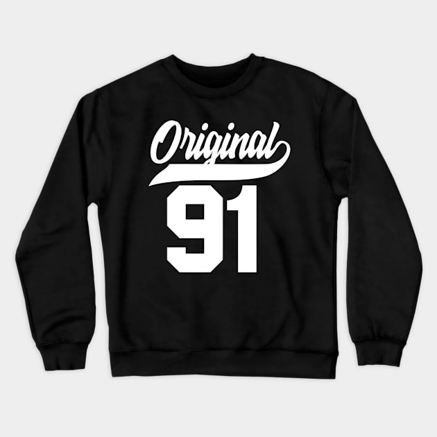 29Th Born 1991 Crewneck Sweatshirt by HypeRamen